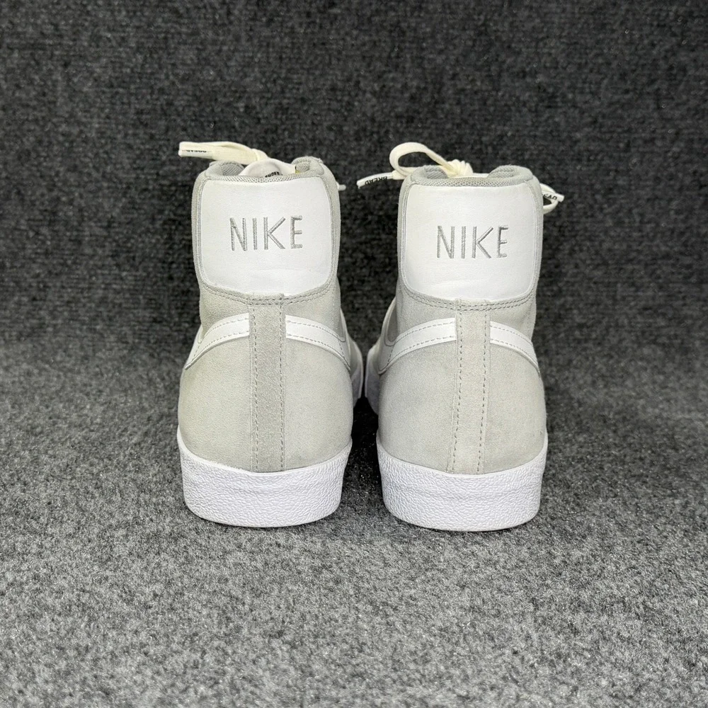 Nike Blazer Mid 77 Shoes Men's 13 Light Smoke Grey White Athletic Retro Sneakers